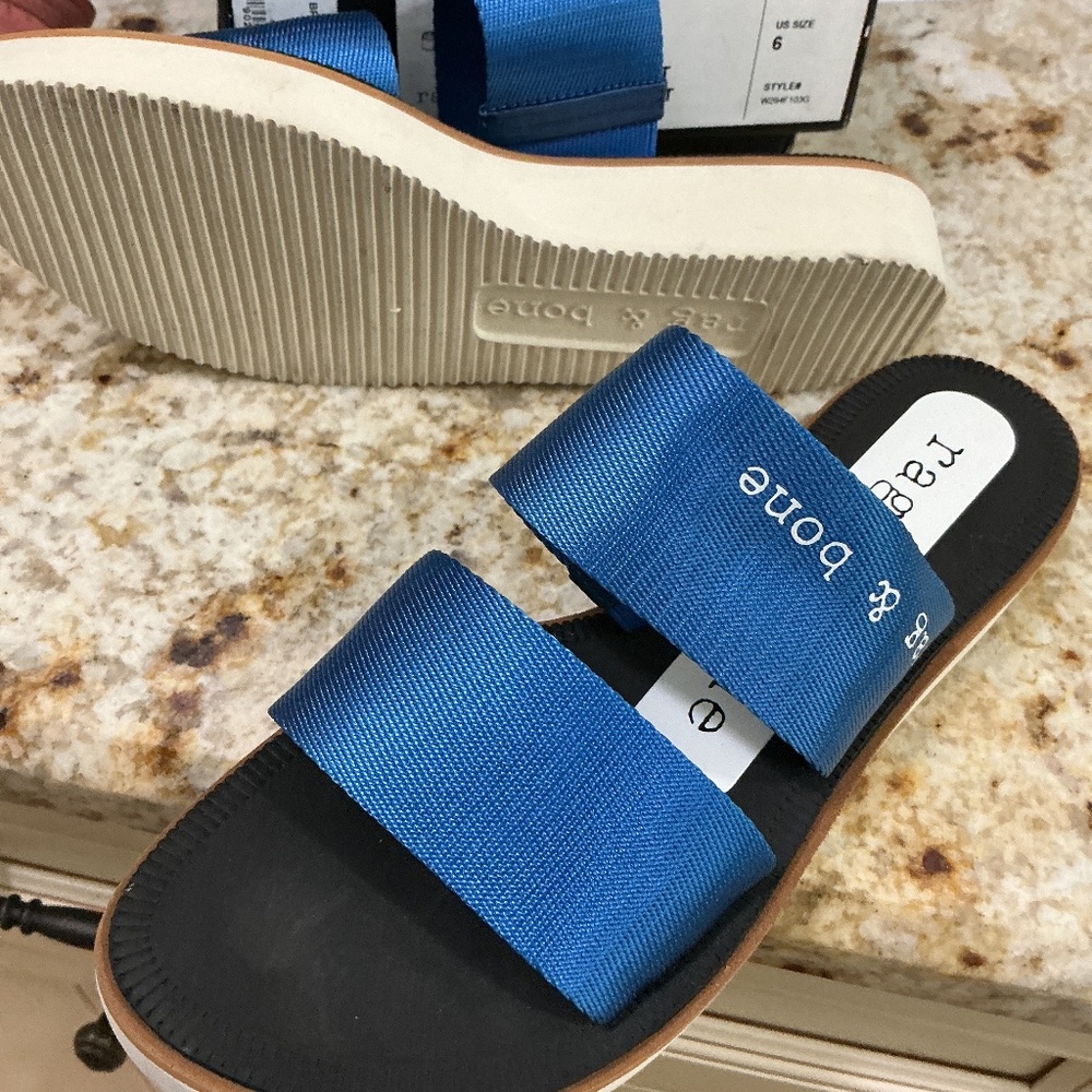 Rag and Bone Cobalt Blue Sandals - size 6/36